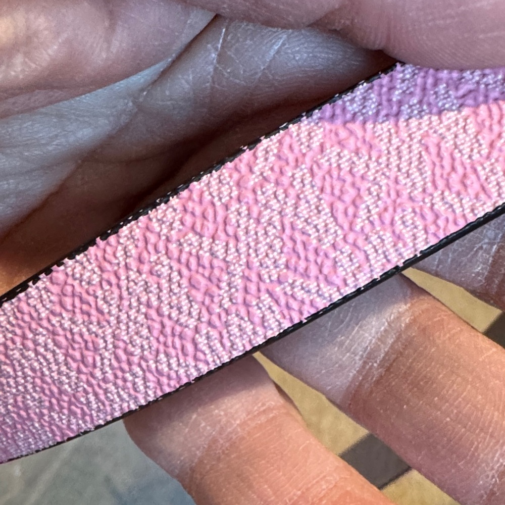 Michael Michael Kors Pink Belt with Gold Logo Buckle - Picture 9 of 10